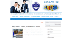 Desktop Screenshot of ceccar-iasi.ro