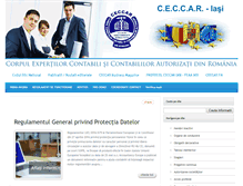 Tablet Screenshot of ceccar-iasi.ro